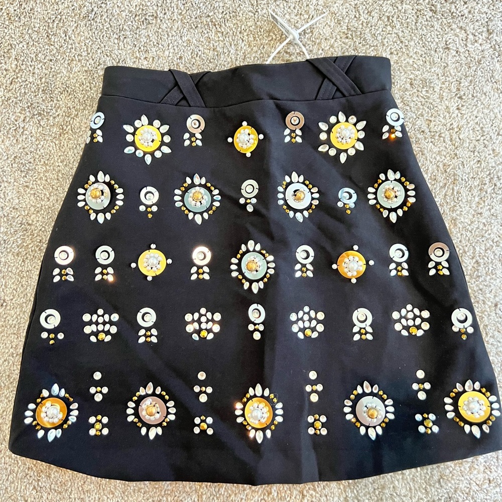 Black skirt miumiu style